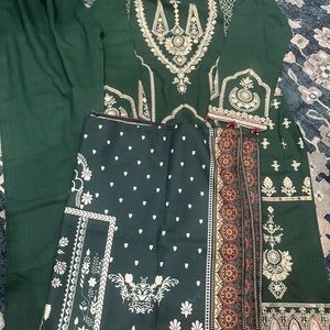 New 3  piece winter Pakistani dress 8 yeard girl